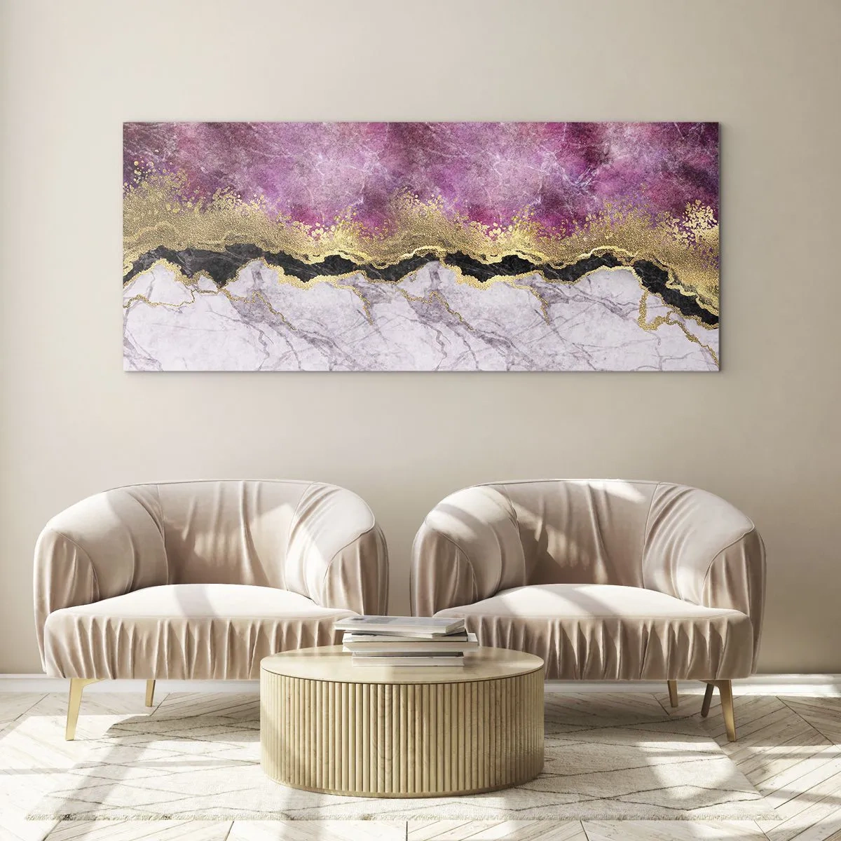 Glass picture - On the Border - 140x50 cm