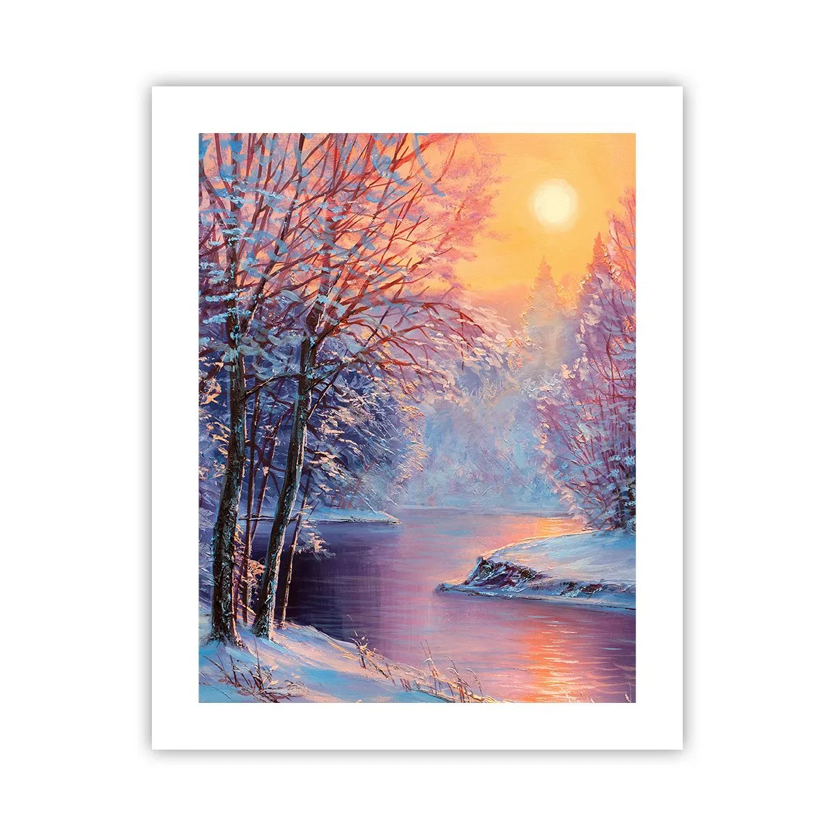 Poster - Colours of Winter - 40x50 cm