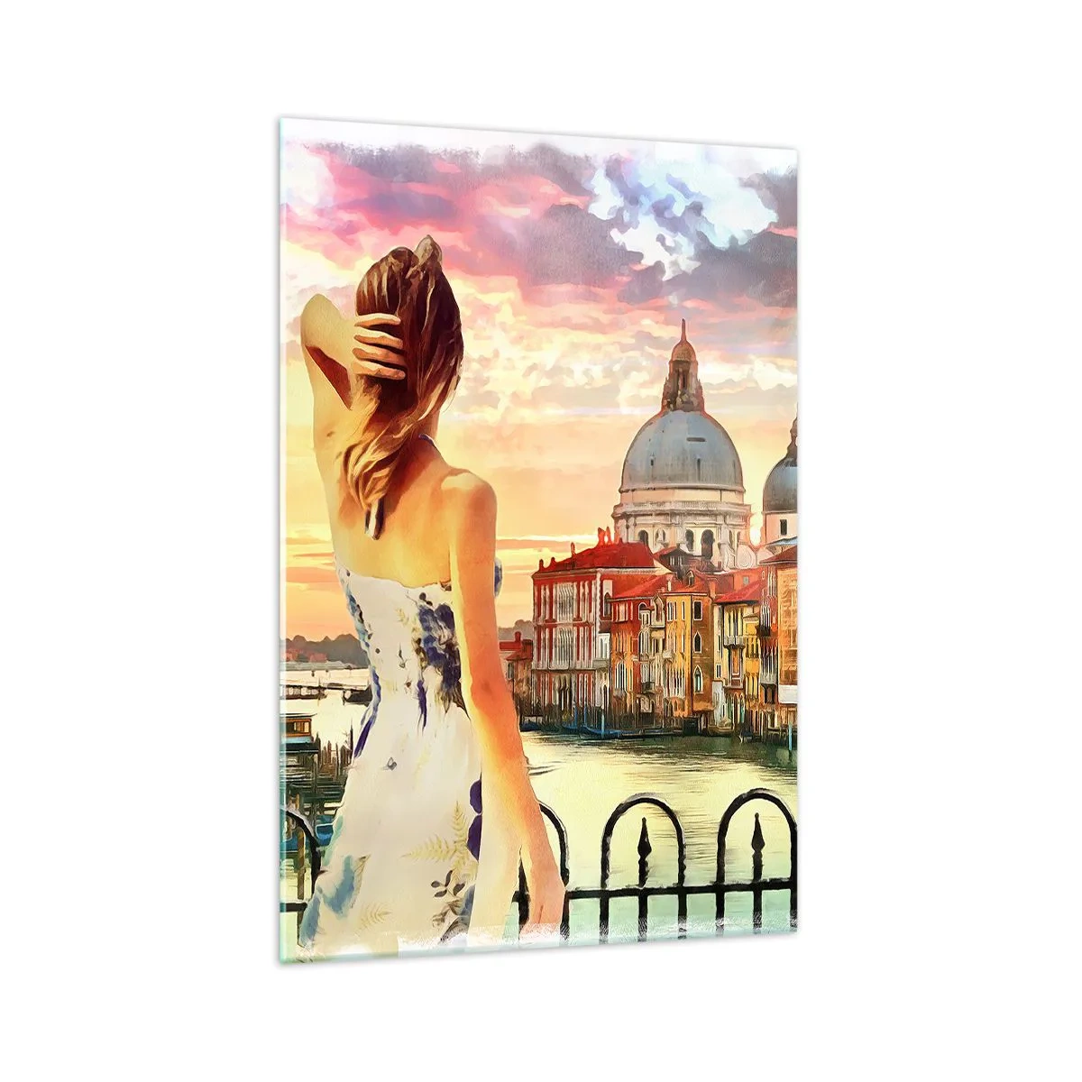 Glass picture - Venice Adventure - 70x100 cm