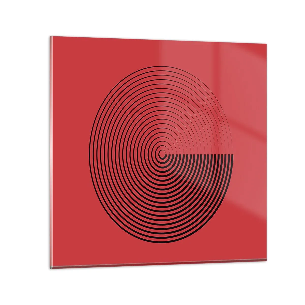 Glass picture - Circular Movement - 40x40 cm