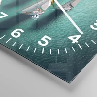 Clock face with numbers