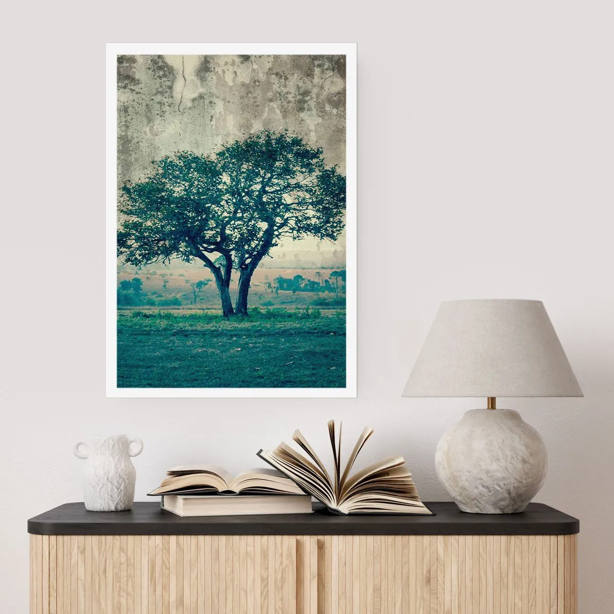 Poster - Apple Tree in Blue? - 40x50 cm