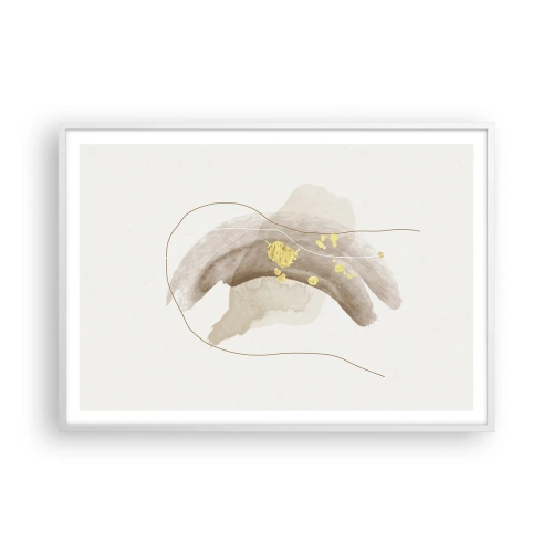 Poster in white frmae - Encountered in Space - 100x70 cm