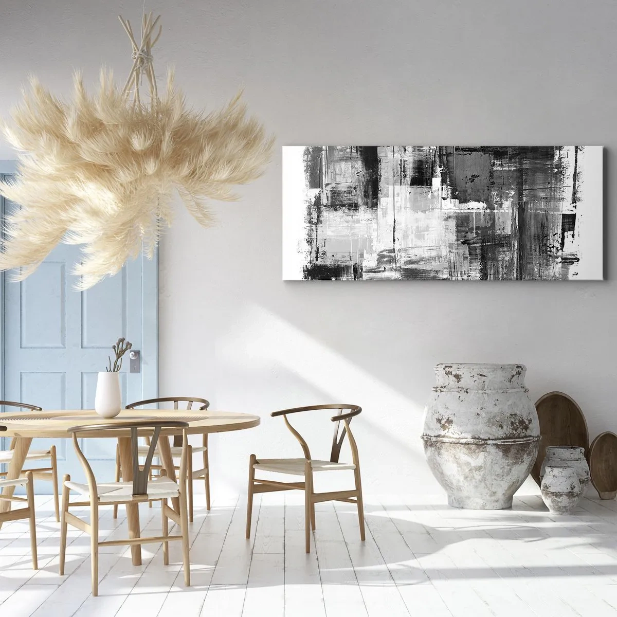 Canvas picture - Grey is Beautiful - 160x50 cm