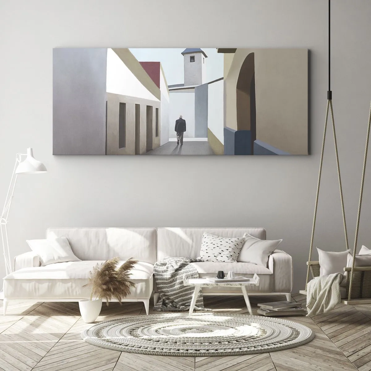 Canvas picture - Sunny Walk - 100x40 cm