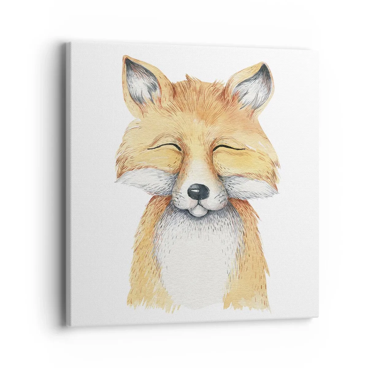 Canvas picture - Fox Moods - 40x40 cm