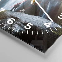 Clock face with numbers