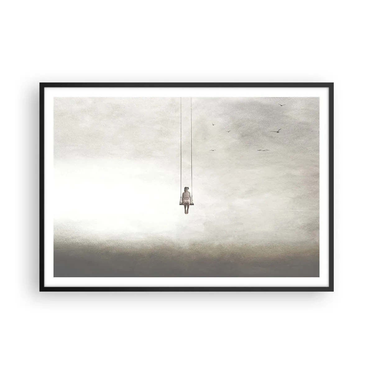 Poster in black frame - Child in Us - 100x70 cm