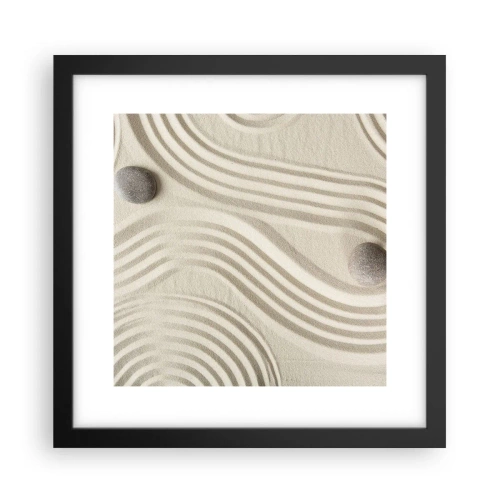 Poster in black frame - Touch of Warmth - 30x30 cm