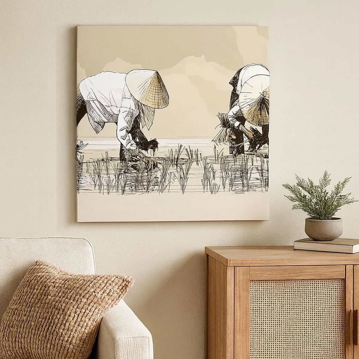 Canvas picture - Good Harvest - 30x30 cm