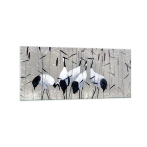 Glass picture - Birds of Feather - 120x50 cm