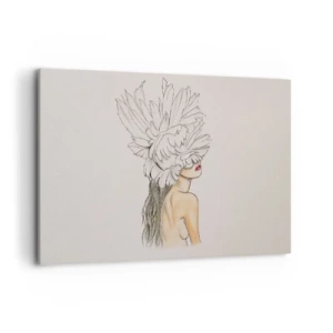 Canvas picture - Crowned Beauty - 120x80 cm