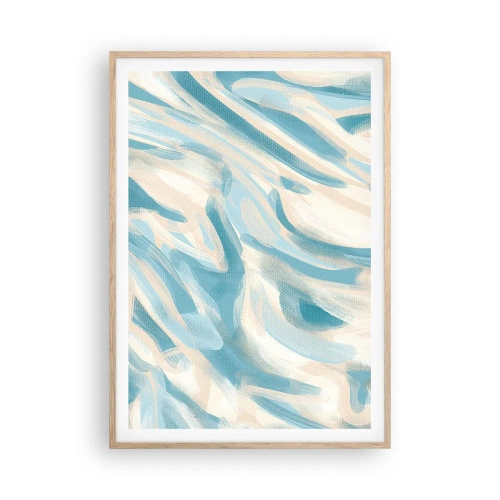 Poster in light oak frame - Whiffs of Spring - 70x100 cm