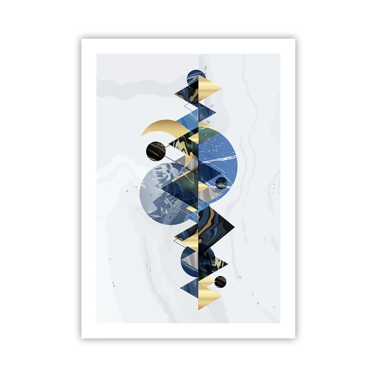 Poster - Geometrical Landscape - 50x70 cm