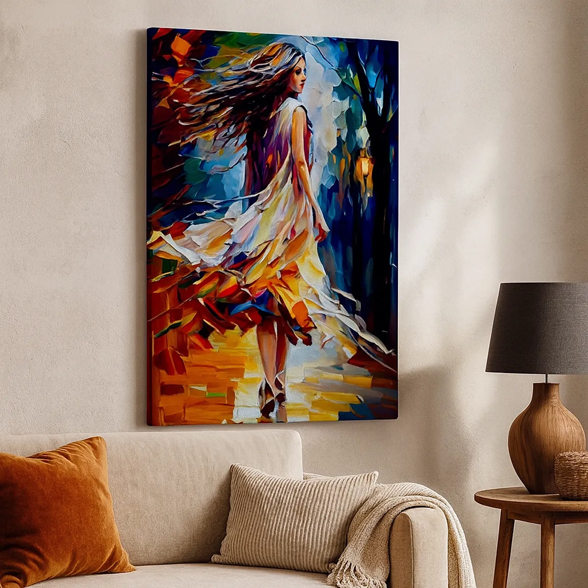 Canvas picture - Autumn Girl - 50x70 cm