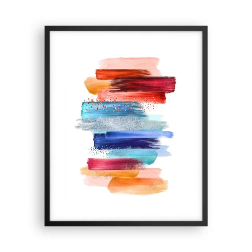 Poster in black frame - Up and Down - 40x50 cm