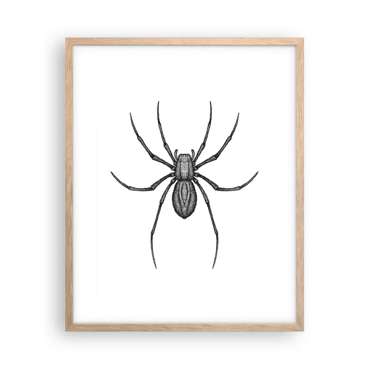Poster in light oak frame - Disturbing Precision - 40x50 cm