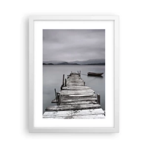 Poster in white frmae - Tomorrow You Can Go - 30x40 cm