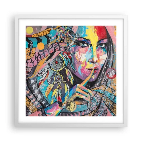 Poster in white frmae - Don't Talk Until You Understand - 50x50 cm