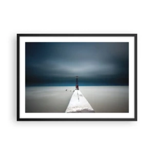 Poster in black frame - Encounter with Infinity - 70x50 cm