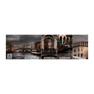 Photo Wallpaper Sample Standard Eco - Promise of a Venetian Evening - City, Venice, Bridge - 100x30 cm