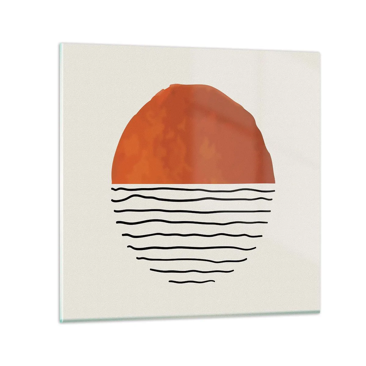 Glass picture - In Japanese Style - 30x30 cm