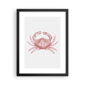 Poster in black frame - Crab Like No Other - 30x40 cm