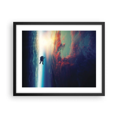 Poster in black frame - Confronting the Universe - 50x40 cm