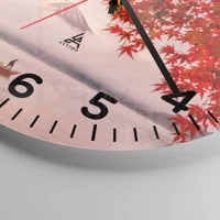 Clock face with numbers