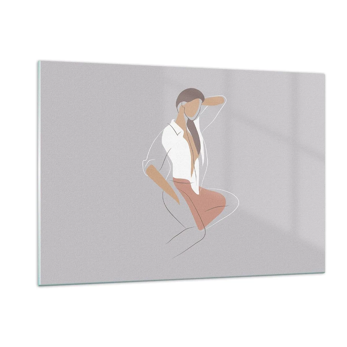 Glass picture - Outline of Charm - 120x80 cm