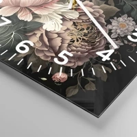 Clock face with numbers