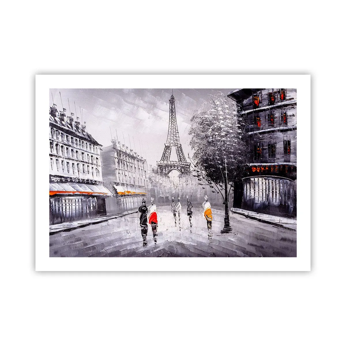 Poster - Parisian Walk - 70x50 cm