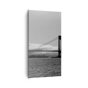 Canvas picture - Sailing through the Golden Gate - 65x120 cm