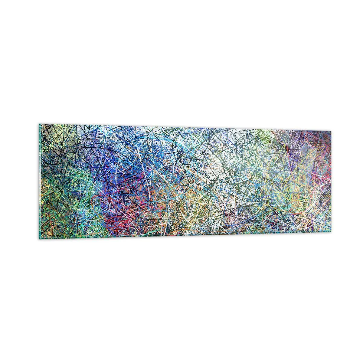 Glass picture - It's Not So Simple - 90x30 cm