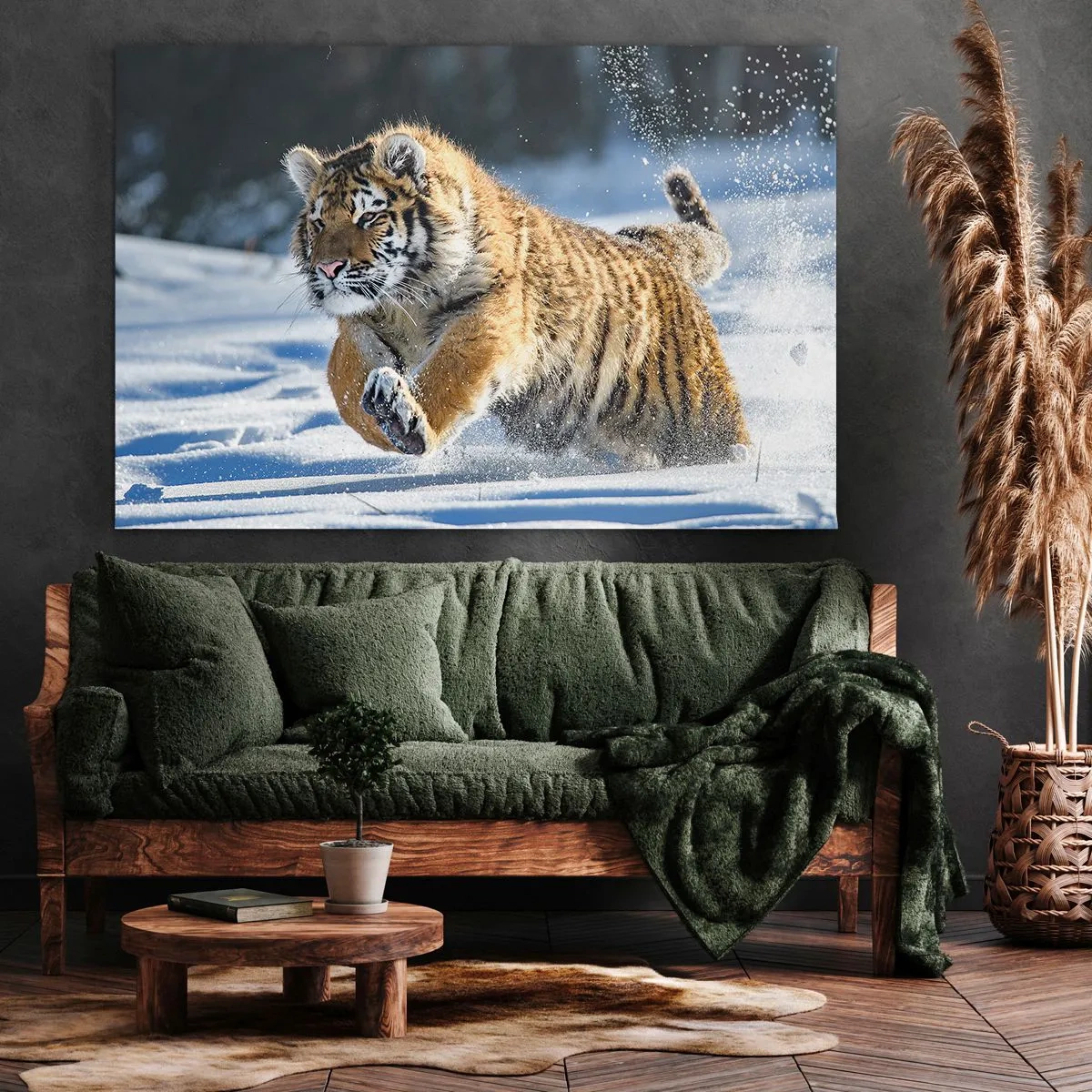 Canvas picture - God of Siberian Taiga - 120x80 cm