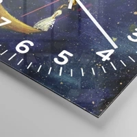 Clock face with numbers