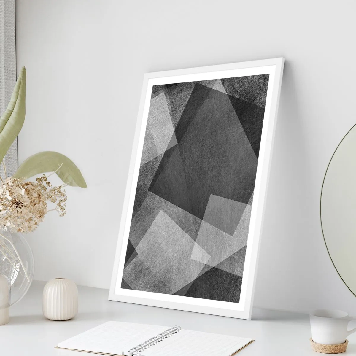 Poster in white frmae - Eternal Symbol of Durability and Order - 70x100 cm