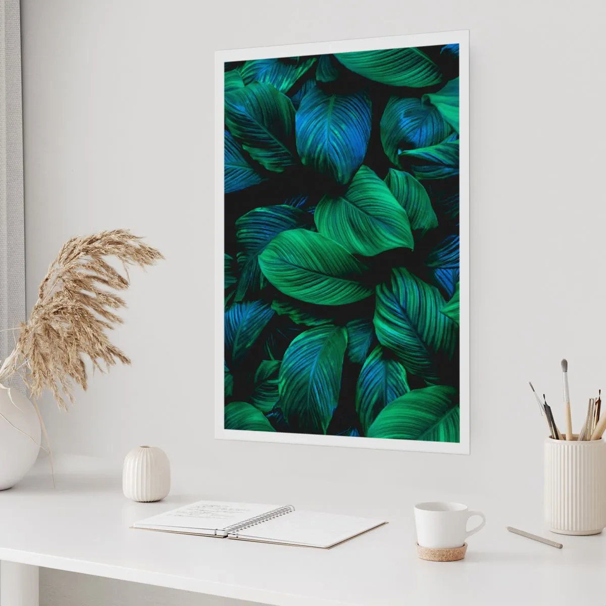 Poster - In a Green Crowd - 40x50 cm