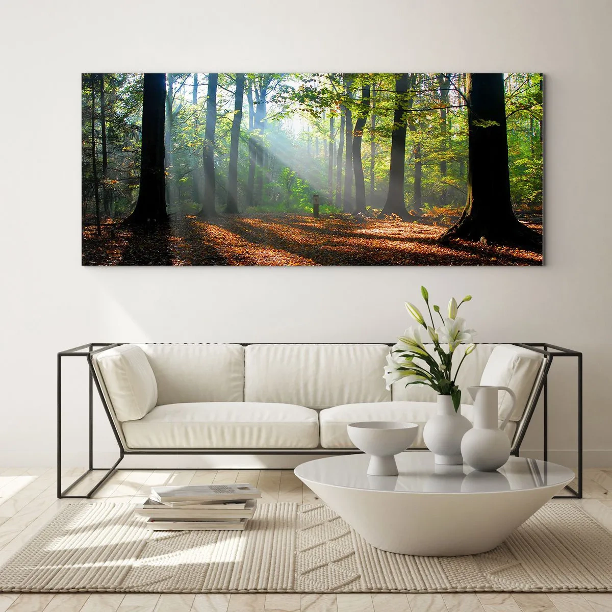 Glass picture - Highs And Lows - 90x30 cm