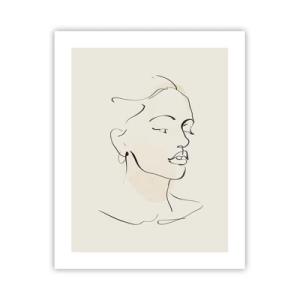 Poster - With a Decisive Line - 40x50 cm