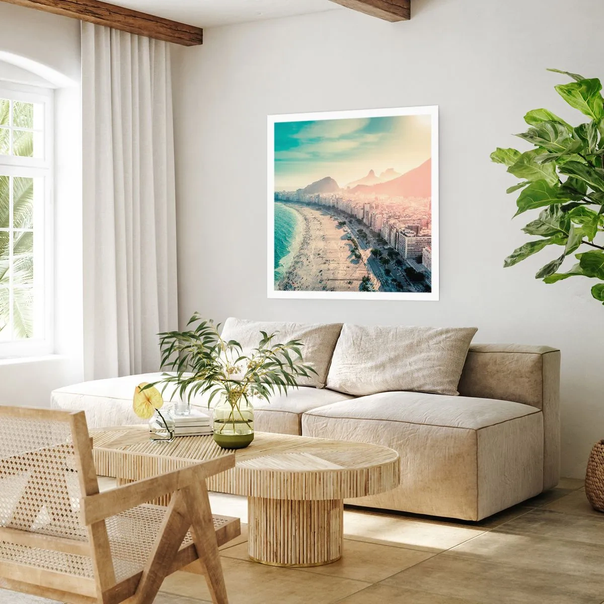 Poster - Eternal Holiday in Rio - 60x60 cm