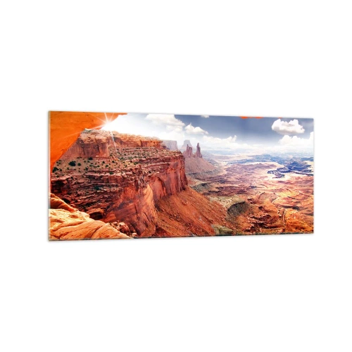 Glass picture - Sculpted by Nature - 120x50 cm