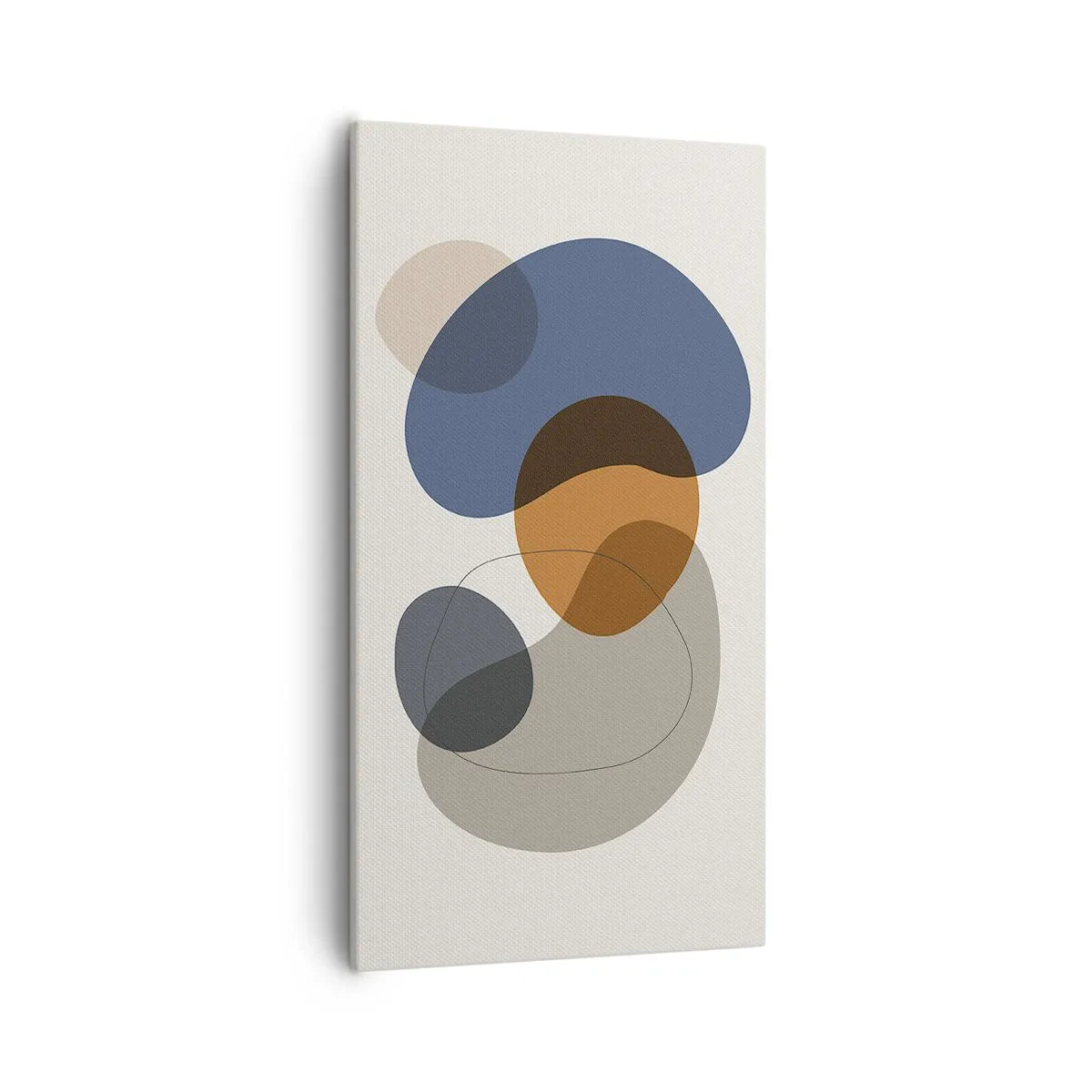 Canvas picture - Drops of Colours - 55x100 cm