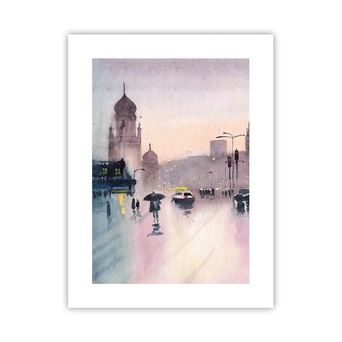 Poster - In a Rainy Fog - 30x40 cm