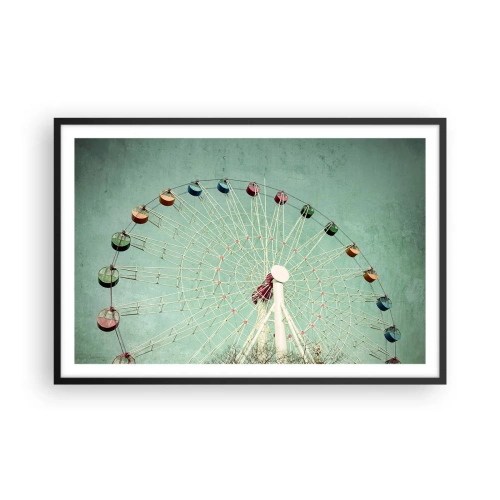 Poster in black frame - Come Have Fun - 91x61 cm