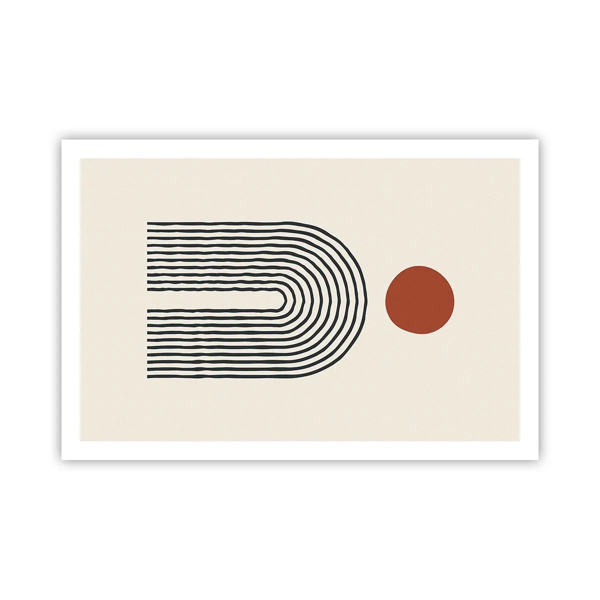 Poster - Magnetism of Shapes and Colours - 91x61 cm