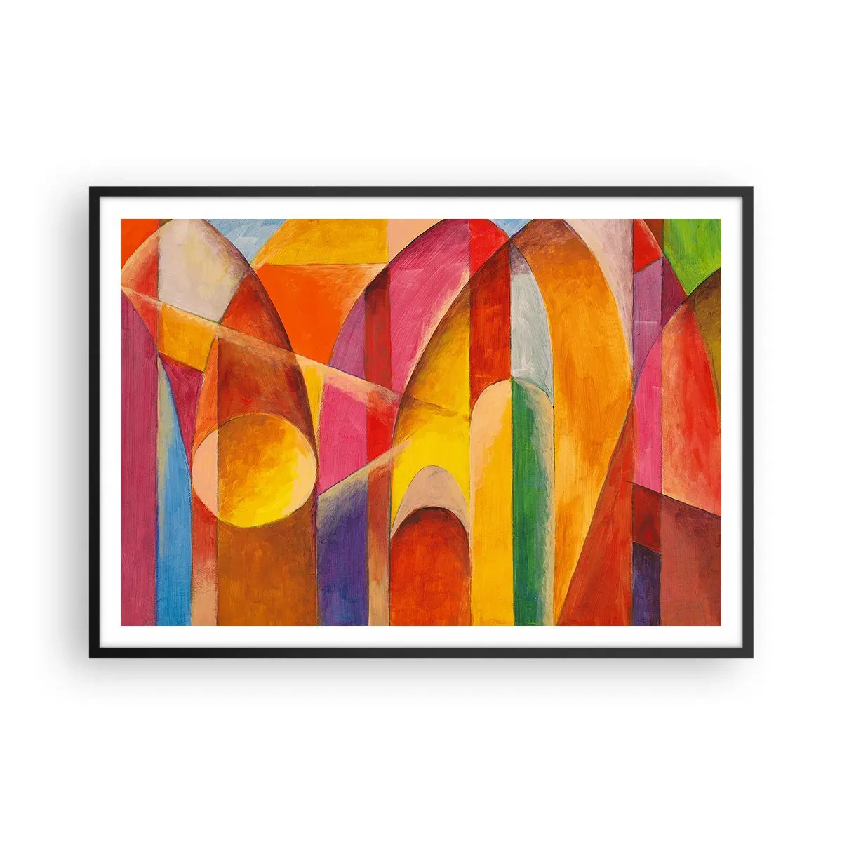 Poster in black frame - Cathedral of the Sun - 100x70 cm