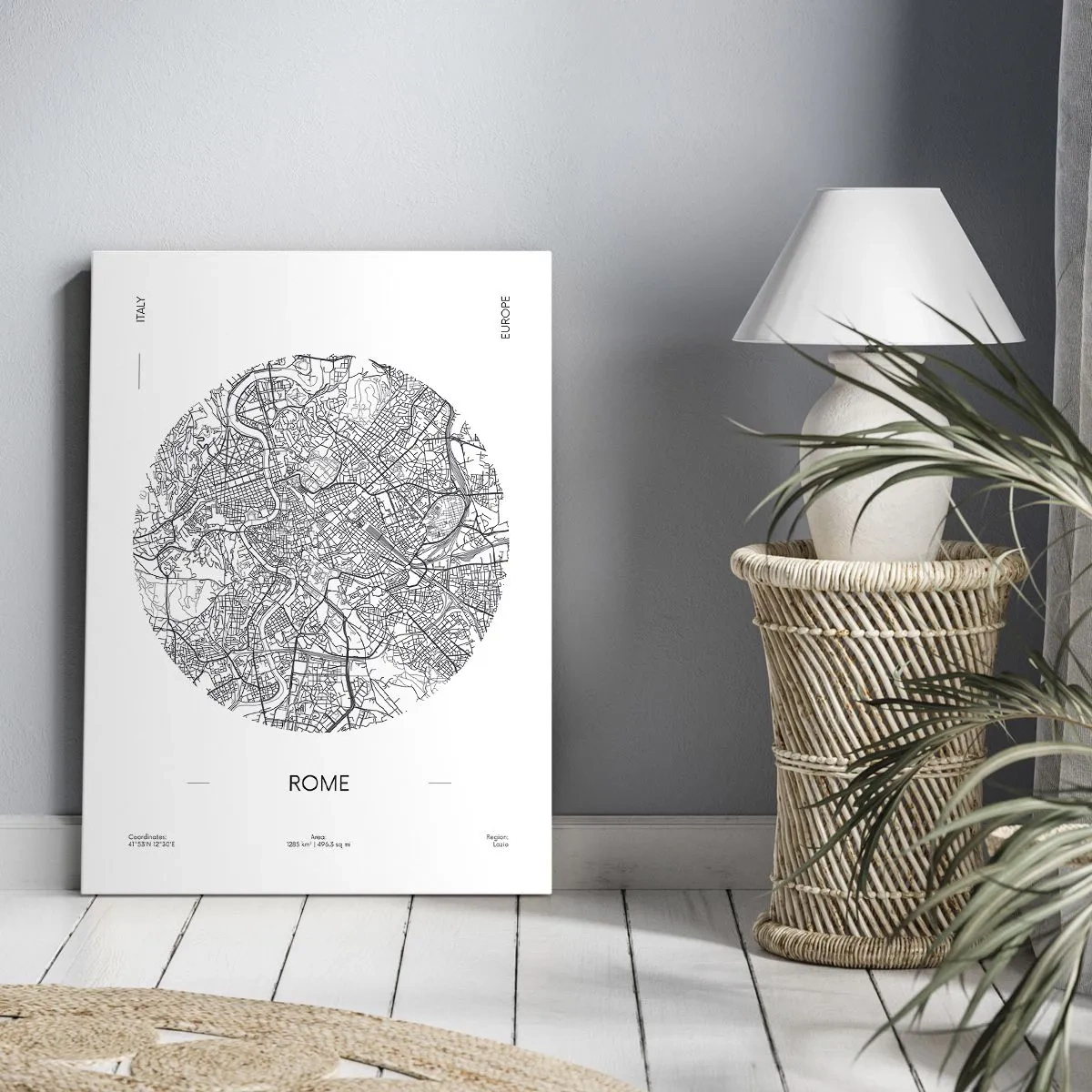 Canvas picture - Anatomy of Rome - 50x70 cm