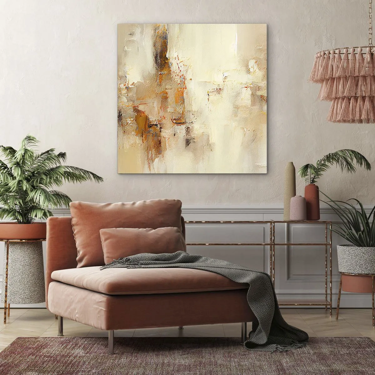 Canvas picture - Soul of Amber - 70x70 cm