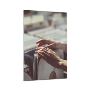 Glass picture - In Search of Good Vibes - 70x100 cm